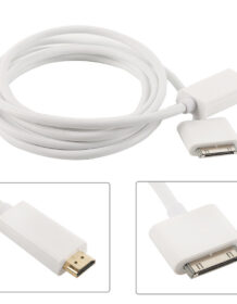 6ft 8m 30-pin 30pin Dock Connector to TV fir iPad 2 iPad3 HDMI HDTV AV DIGITAL ADAPTER ADAPTOR CABLE FOR APPLE iPAD 2 iPad3 iPHONE 4G 4S TOUCH - 1.8m